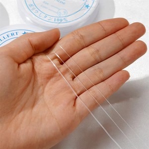 Transparent Stretch <strong>Elastic</strong> Rope 0.4mm-1.0mm Crystal Line Beading <strong>String</strong> Jewelry Cord for DIY Handmade Bracelet Embroidery