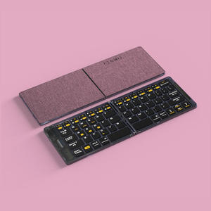 Popular Design Wireless Folding <strong>Keyboard</strong> Mini Wireless <strong>Keyboard</strong> Foldable Mini <strong>Bluetooth</strong> <strong>Keyboard</strong> - Product Image 1