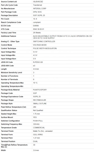 X-Lander ISL6545CBZ PWM DC/DC-Controller 1V bis 12V Eingang 8-polige integrierte Schaltung Elektronische Komponenten IC ISL6545CBZ - Product Image 2