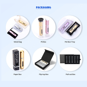 ขวดน้ำหอมอลูมิเนียมแบบเติมได้ขนาด8มล. ขวดแก้วกลม