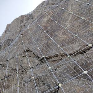 ตาข่ายป้องกันการล่มสลายของภูเขาแบบพาสซีฟ รูปทรงเพชร ทำจากลวดสลิงเหล็ก สำหรับป้องกันภัยภูมิศาสตร์ - Product Image 6