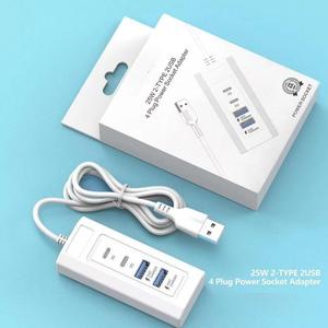 CTX 1M Dual <strong>USB</strong> and Dual PD Fast Charging Type-C Hub Multi-Port Expander for Convenient Charging and Data Transfer - Product Image 1