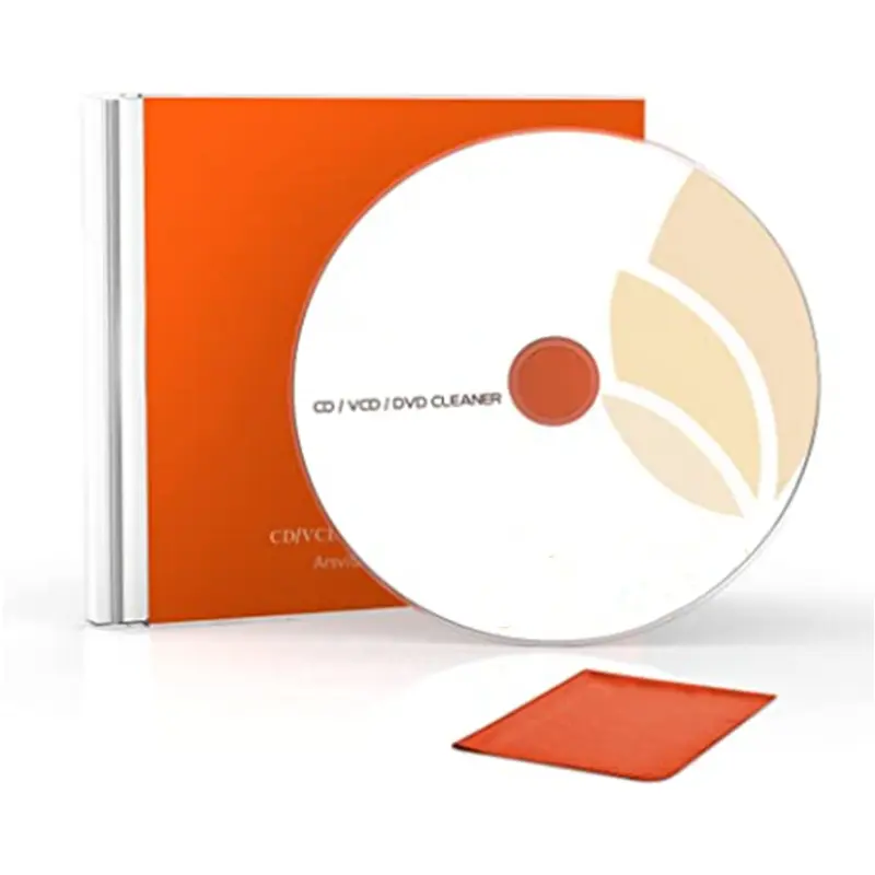 Custom Logo Stofverwijdering Cd Laser Lens Cleaner Disc Cleaning Kit Voor Cd Vcd Dvd Speler