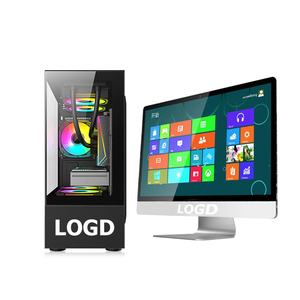 OME 24英寸Win10系统台式计算机核心I3 I5 I7 4gb 8gb DDR3内存4gb 8GB硬盘固态硬盘工业计算机机箱液晶显示器美国 - Product Image 1