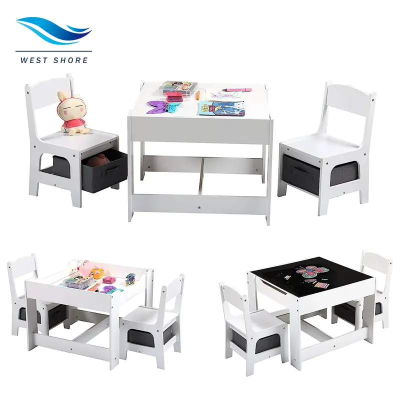 Wooden Montessori Children's Play Study and Activity Table and Chair High Quality Special Design Event Tables Kids Table
