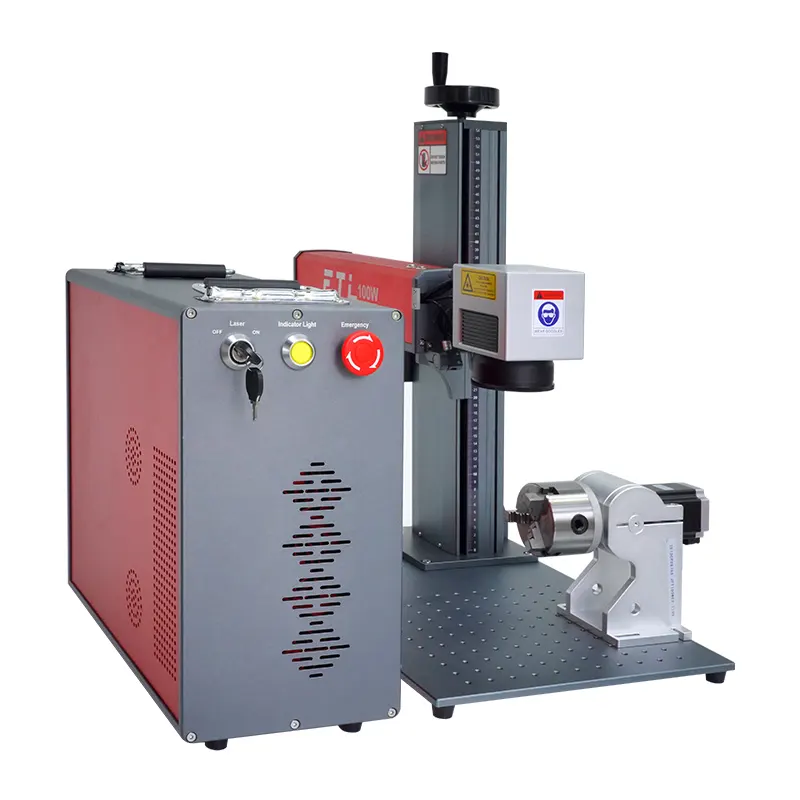 JPT MOPA mesin ukir laser serat JPT, Lightburn baja jpt 60W 80W 100W / 200W JPT M7 EZCAD2.0 untuk semua bahan