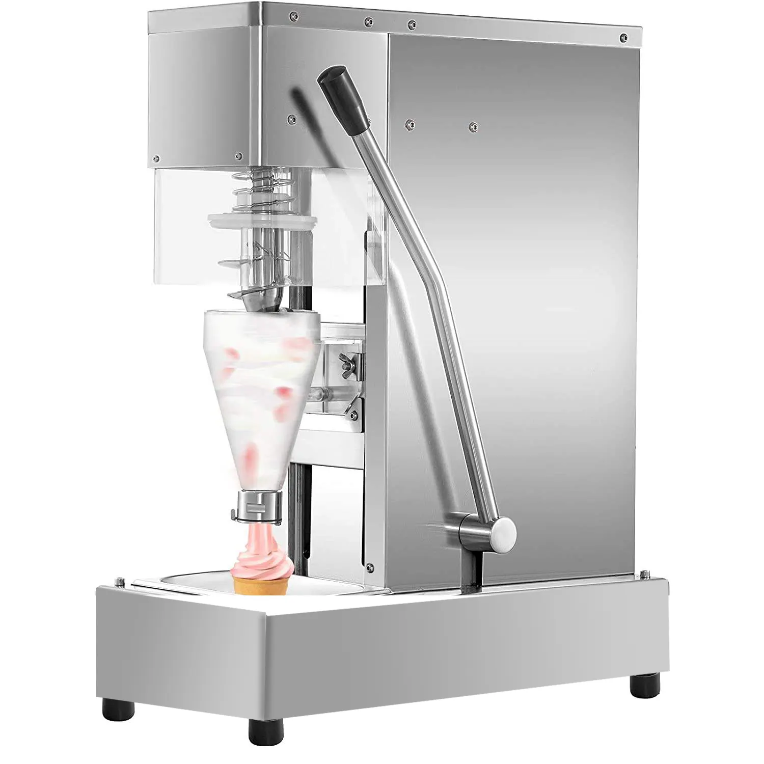 CE Swirl drill ice cream mixer machine Swirl drill gelato yogurt congelato frutta reale frullatore per gelato