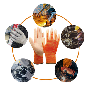 SunnyHope工业安全手套针织工作手套，具有防滑防静电功能<span class=keywords><strong>EN388</strong></span>认证制造尼龙园艺
