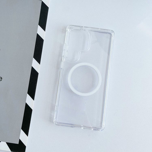 三星S24ultra手机壳S22plus无线充电磁性S23软壳透明简约防摔S24 - Product Image 5