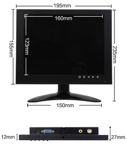 デュアルスピーカーHD MI VGA BNC内蔵OEM 10.1インチLED液晶モニターCCTV用入力 - Product Image 3