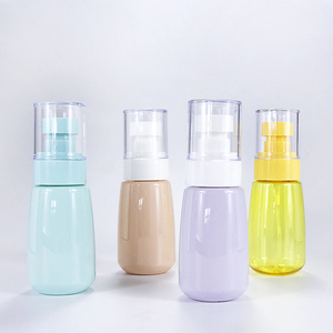 Suyu ve diğer sıvılar için 100 ile lüks 60ml ve vidalı kapak ml parfüm kozmetik boş plastik alkol şişesi - Product Image 1