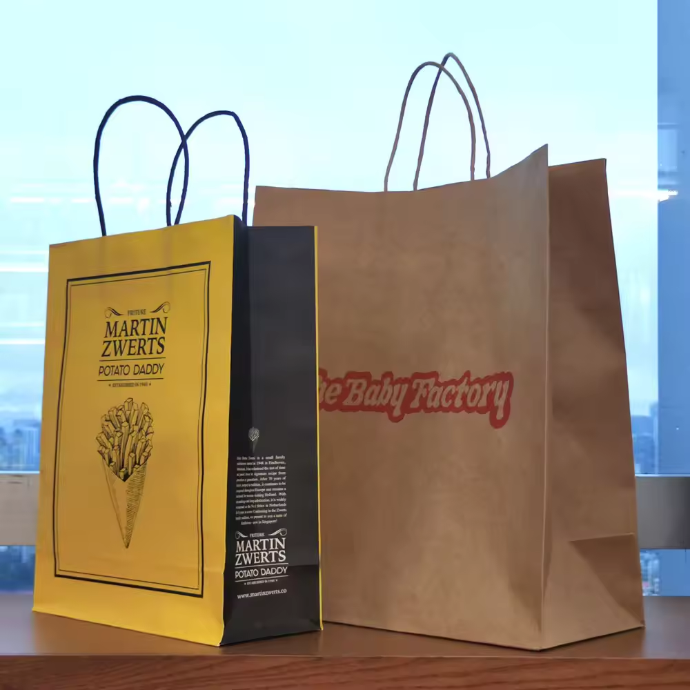 Sacs en papier pour emporter