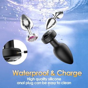 APP Bluetooth Controlado Rotação <span class=keywords><strong>Anal</strong></span> Plug Vibrador 10 Velocidade Butt Plug Masculino Masturbador Massagem Próstata Adulto Sexo Toy para Homens - Product Image 6