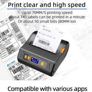 PT-390 Blue Tooth 80mm Thermal bluetooth <strong>Printer</strong> with <strong>2</strong> Printing Modes Sticker Label Mini Thermal Receipt <strong>Printer</strong> - Product Image 5
