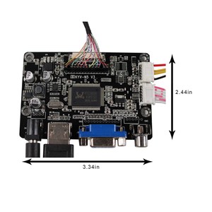 Vga <strong>Lcd</strong> 30Pin Lvds 40 Pin Ttl <strong>Led</strong> Universal <strong>Lcd</strong> Controller Board 10.3&quot; 1920X720 Bar Type <strong>Lcd</strong> Module Displays Bar Screen - Product Image 3