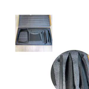 BMW G20 3 serisi 325i (2019-2020) ön karbon Fiber merkezi konsol kapağı saklama kutusu ve bardak tutucu fonksiyonu ile - Product Image 5