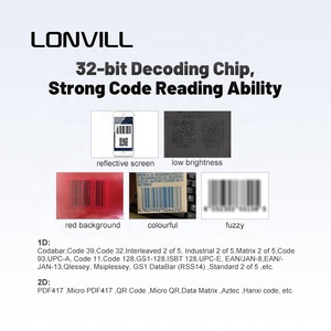 LONVILL, lector de código de barras USB personalizado, motor portátil, ultrafino, mini Módulo de escáner de código QR