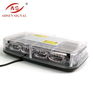 42 <strong>Led</strong> Short Row Warning Light Magnetic Base Car Roof Flashing Strobe Traffic Light - Product Image 2