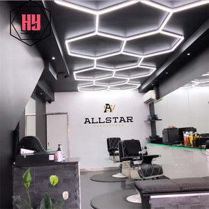 Hanyin xe chi tiết Led nhà để xe hình lục giác ánh sáng LED Đèn cho rửa xe - Product Image 3