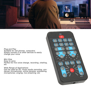 Mini Voice Changer Support Multi Languages Sound Card Voice Changer with 8 Sound Effects for Mobile Phone Computer - Product Image 4