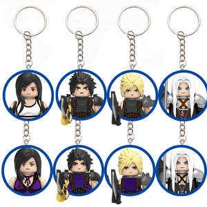 DT8903 anahtarlık oyunu Final Zack fuarı Tifa Lockhart fantezi bulut Strife Sephiroth Mini yapı taşı şekil anahtarlık oyuncak - Product Image 1