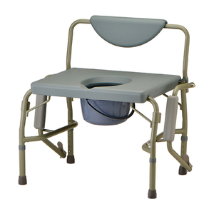 Adjustable Heavy Duty <strong>Commode</strong> Chair with Drop-Arm &amp; Extra Wide Seat Bathroom Toilet <strong>Commode</strong> - Product Image 1