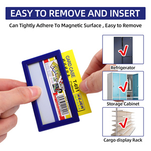 Từ dấu hiệu chủ Pallet giá từ nhãn chủ rõ ràng hiển thị Khung dễ dàng phía trước mở cho cửa sổ cửa văn phòng lịch trình - Product Image 5