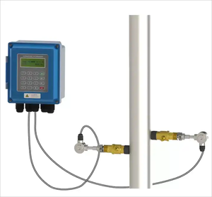Ultrasonic Flow Meter Portable External Clamp <strong>Insertion</strong> Type Pipe Segment Liquid Flow Rate Meter - Product Image 2