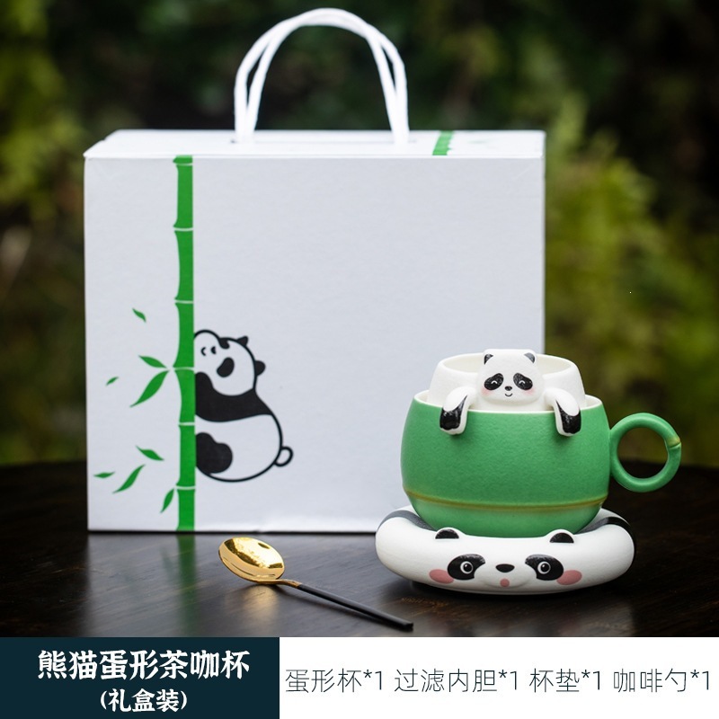 กล่องของขวัญถ้วยชาและกาแฟรูปหมี