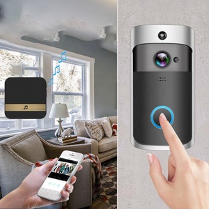 Sistema de control de acceso de seguridad para apartamentos, sensor de puerta inalámbrico con batería, cámara de alarma, timbre inteligente - Product Image 4