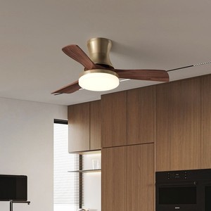 HFBH Led tavan vantilatörü fantezi 42 inç 4 MDF geri dönüşümlü bıçaklar akıllı uzaktan tavan vantilatörü - Product Image 1