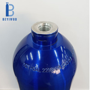 Bình khí oxy nhôm 20LB 10LB tiêu chuẩn Mỹ DOT3AL, đạt chứng nhận ISO CE, có thể nạp lại, dùng làm bình khí nitơ cho phụ tùng đua xe - Product Image 5