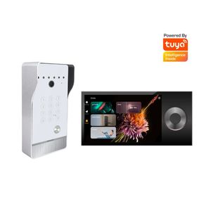 Tuya Smart Villa Solution Video Phone Bell con puerta abierta Smart IP Intercom System Timbre Soporte Panel de control inteligente - Product Image 1