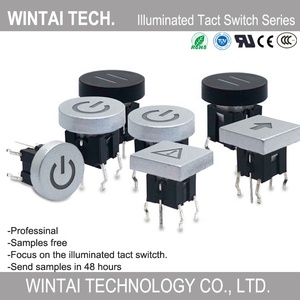 Wintai-tech interruttore a pulsante elettrico illuminato pulsante a led interruttore a pulsante elettrico illuminato - Product Image 2