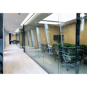 Flexspace 2023 New Modern Offices Design <strong>Modular</strong> Office Glass <strong>Partition</strong> Wall With Glass Door <strong>Partition</strong> <strong>System</strong> - Product Image 2