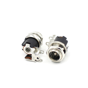 DC Power Connector 90องศา5.5/2.5มม. Dc-005 2.1X5.5มม. Dc Power แจ็คซ็อกเก็ตหญิง5.5X2.1แจ็ค - Product Image 1