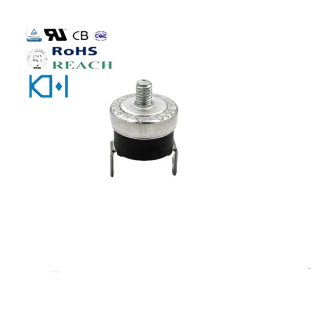 Thermostat thermique en aluminium avec tête en cuivre, 10 pièces, filetage M4, protection contre la chaleur, KSD301