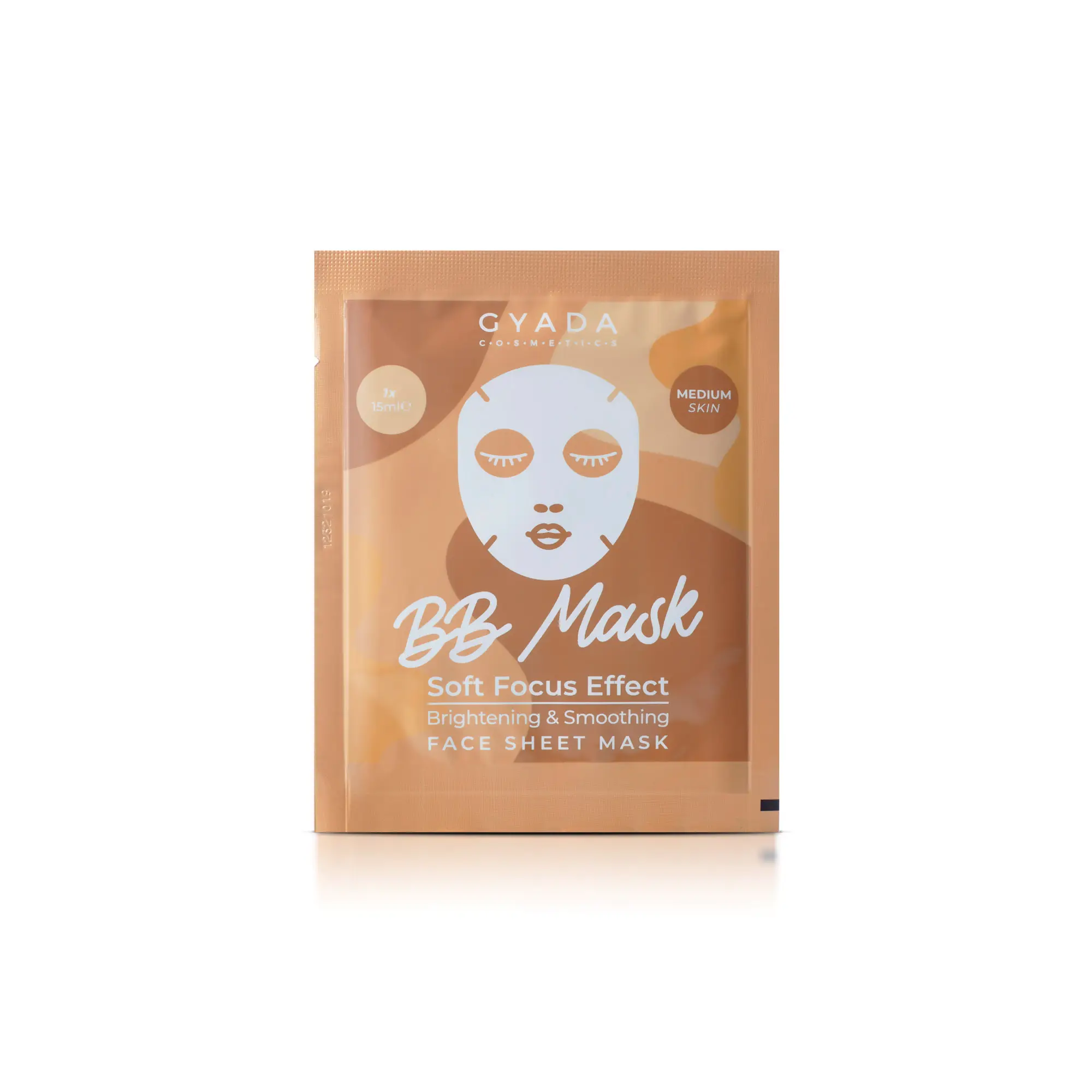 Italian Gyada Beauty Facial Blemish Control Bb Face Moisturizer Mask - Brightening & Smoothing Sheet Mask Medium 15Ml