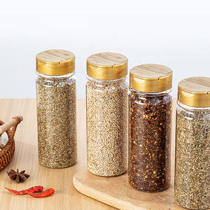 पाउडर काली मिर्च कंटेनर पैकेजिंग के लिए दो तरफा फ्लिप शीर्ष सिलेंडर पालतू जानवर के साथ पाउडर मिर्च कंटेनर पैकेजिंग के लिए सीज़निंग शेकर के साथ 340 मिली - Product Image 5