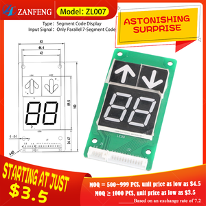 Orijinal üretici özelleştirilebilir 7-Segment LCD ekranlar için asansör asansör COP LOP Modern tasarım tarzı paralel Segment ekran - Product Image 3
