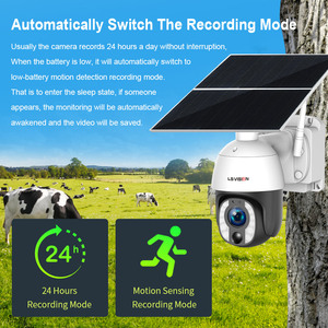 Беспроводная камера LS VISION 4G с аккумулятором, sim-карта CCTV, камера на солнечной батарее, 5 Мп, PTZ-зум, PIR-сигнализация, уличная Wi-Fi камера безопасности - Product Image 2