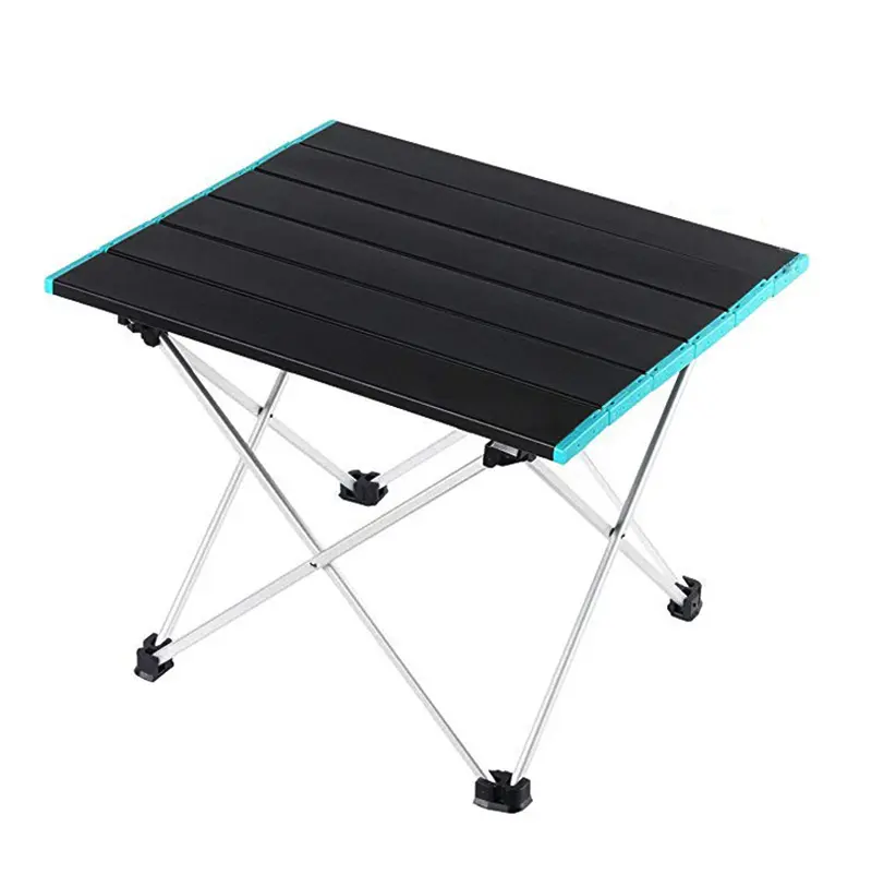 Taşınabilir katlanabilir masa kamp dış mekan mobilyası bilgisayar yatak masalar piknik alüminyum alaşım Ultra ışık katlanır masa