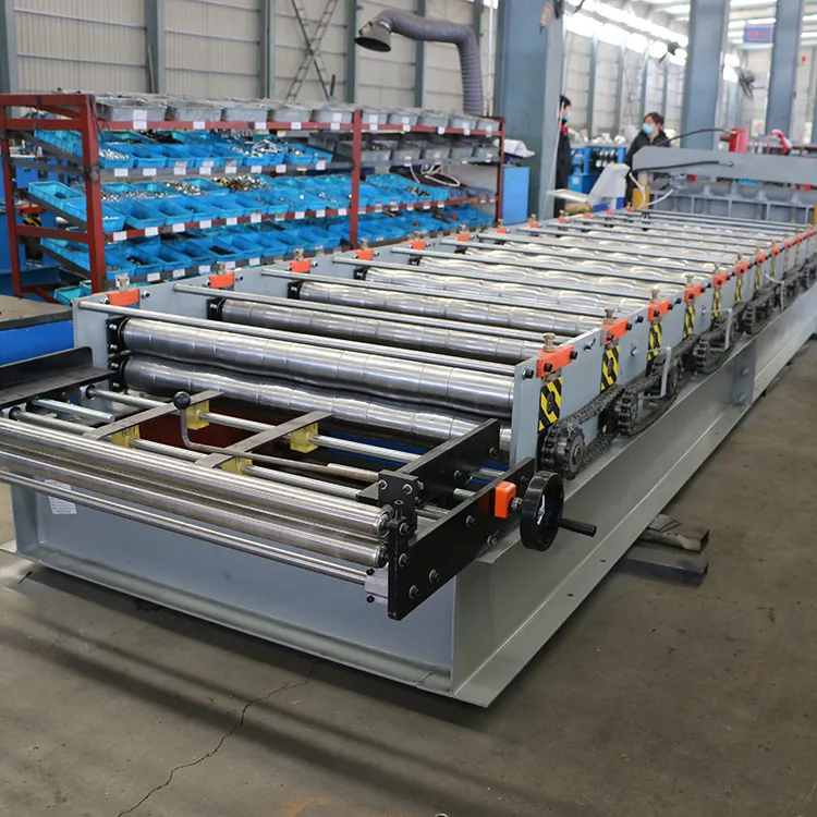 Verzinktem Kacheln Roll Forming Maschine Dach Panel Roll forming Linie