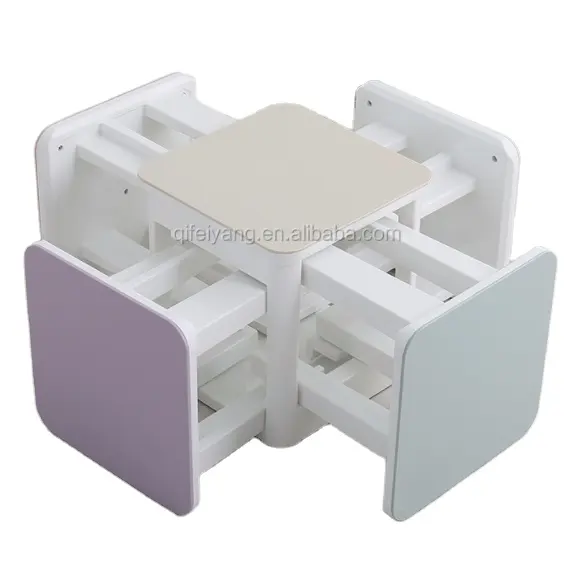 Cubes de chaise amovibles 5 en 1, tabouret détachable en plastique