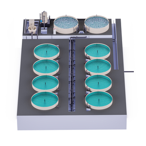 Commercial Recirculating Aquaculture System for Tilapia Salmon Fish Farm PP Material <strong>Filter</strong> <strong>Drum</strong> <strong>Filter</strong> for Ras Fish Farming