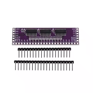 Einzelchip-Mikro controller Seriell-zu-Parallel-Pin-E/A-Erweiterungs modul 74 HC595-Ausgangsanschlusserweiterung 3 Dreht 24-polige LED-Steuerung um - Product Image 5