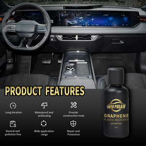 Factory Price Car Plastic &amp; Trim Restorer Kit Long Lasting Coating Plastic Rubber Repair <strong>Restore</strong> Clean Gloss Agent Car Care - Product Image 5