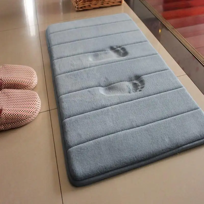 Neues Design Home Bade matte Rutsch fester Badezimmer teppich Weich korallen vlies Memory Foam Teppich matte