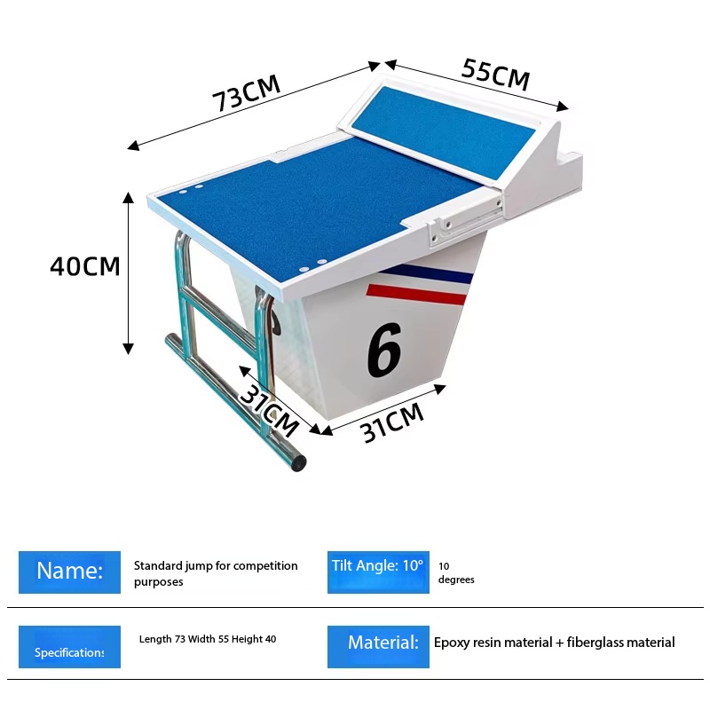 Plateforme spécifique à la compétition - coup de pied arrière push-pull à 5 niveaux
