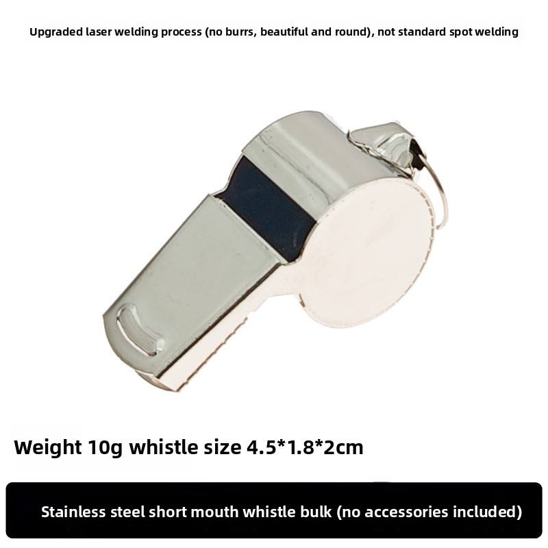 Stainless Steel Short Mouth Whistle (Bulk)